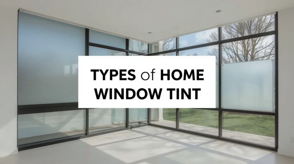 Types of Home Window Tint