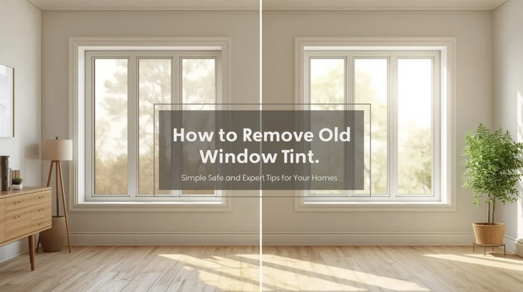 how to remove old window tint