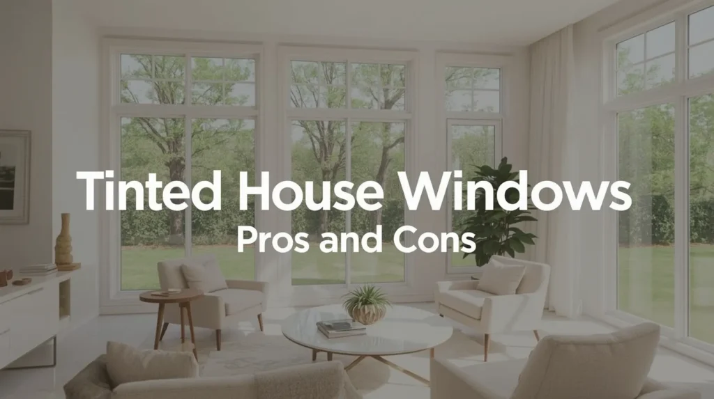 Tinted house windows pros and cons