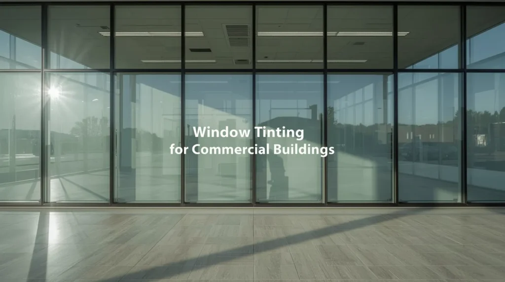Window tinting for commercial buildings