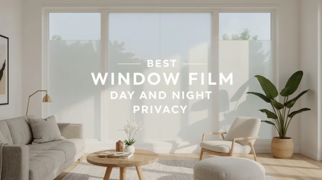 best window film for day and night privacy